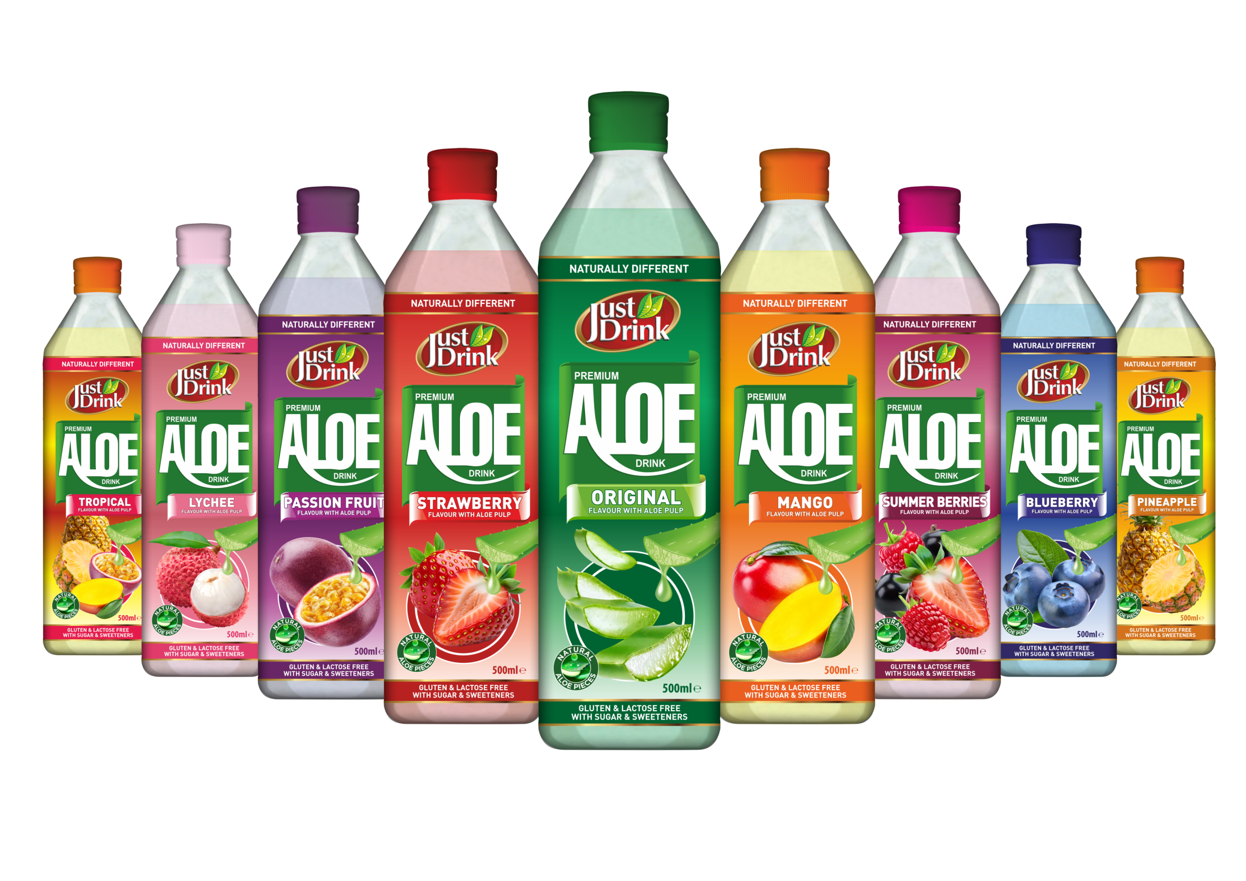 Just Drink - 9 Flavour Leaflets - All Sizes - March 2026